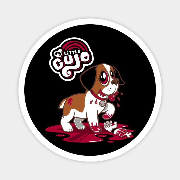 My Little Cujo - Stephen King - Creepy Cute Horror Magnet by Nemons